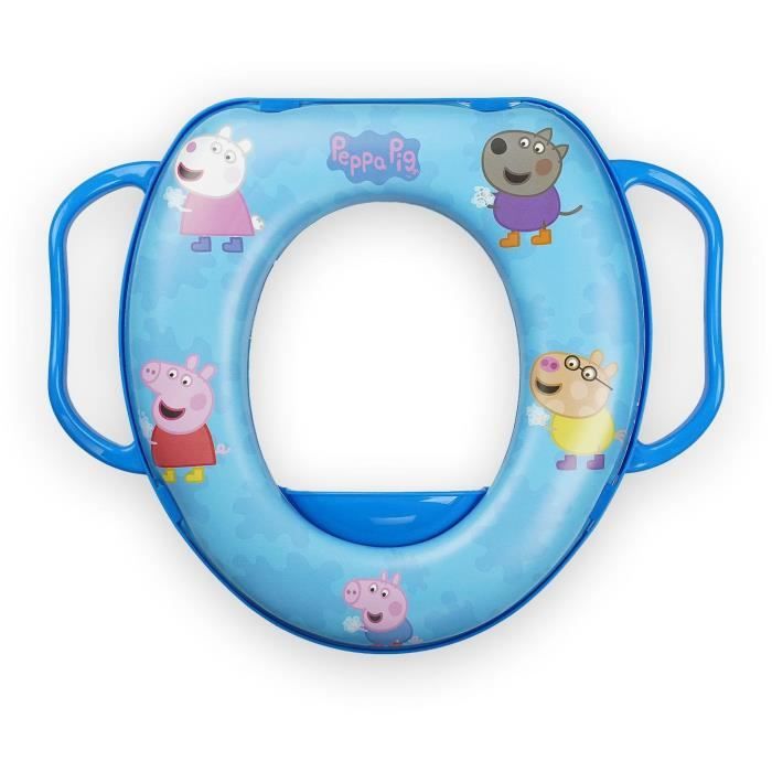 R�ducteur WC - THERMOBABY - Confort avec poign�es - Peppa Pig