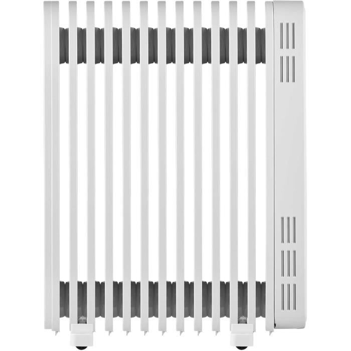 Image secondaire de Radiateur électrique bain d'huile - SENCOR - SOH 6213WH - 2500 W - Panneau de commande numérique - Blanc