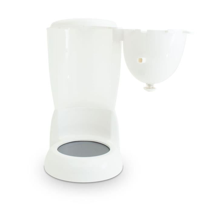 SCHMIT Cafetiere 10 tasses avec filtre permanent amovible - Blanc