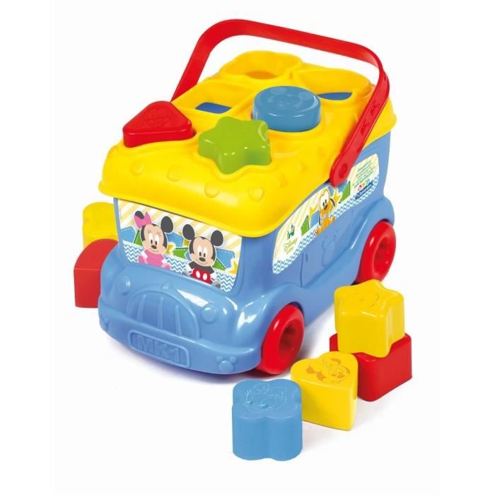 CLEMENTONI Disney Baby - El autob�s de las formas de Mickey - Juego de aprendizaje temprano