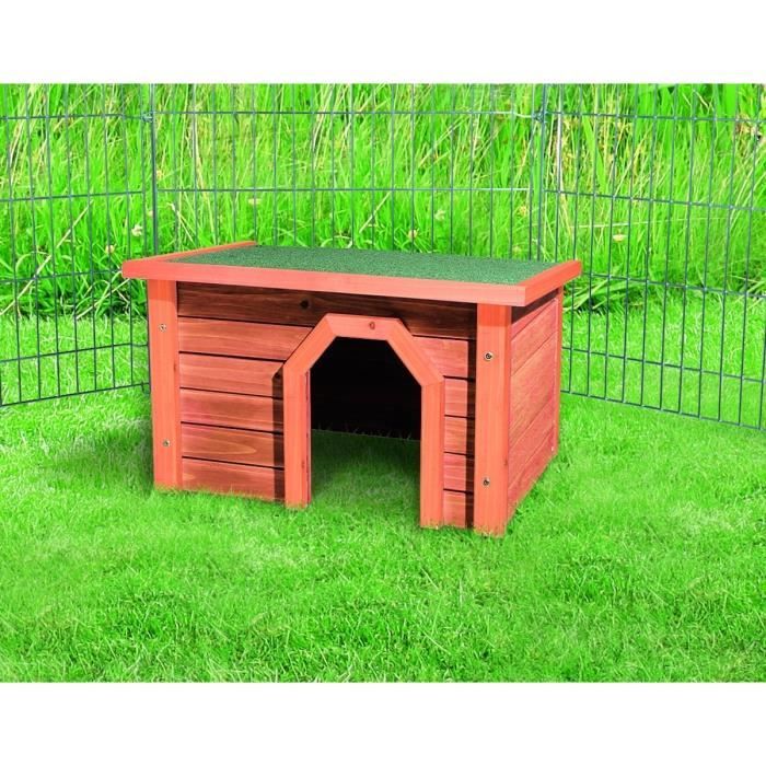 H�bitat para animales peque�os - TRIXIE - Natura - Pino barnizado - Exterior - Conejo - Adulto - Roedor