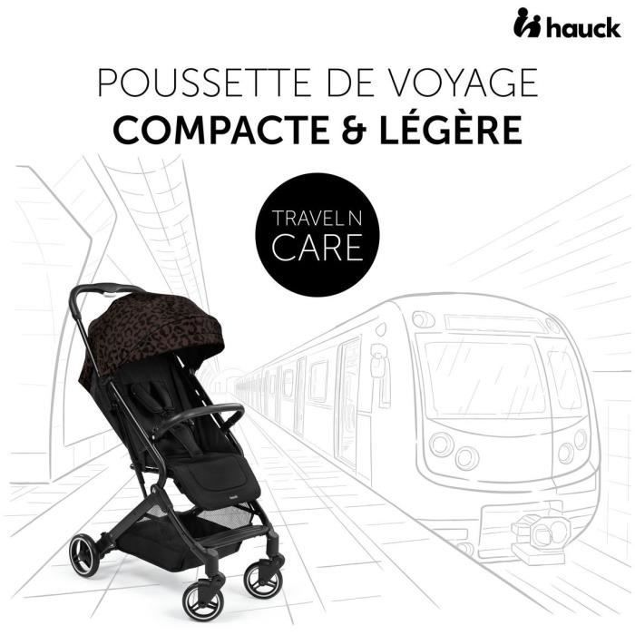 Image secondaire de HAUCK - Poussette compacte - TRAVEL N CARE - 4 roues - Pliage a 1 main - Leo