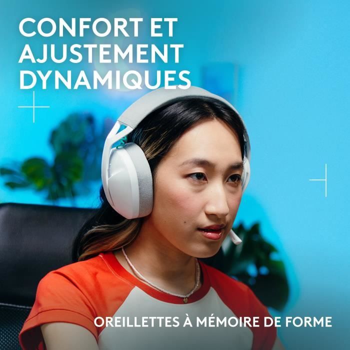 Image secondaire de Casque Gamer Sans Fil Logitech G321 Lightspeed Blanc