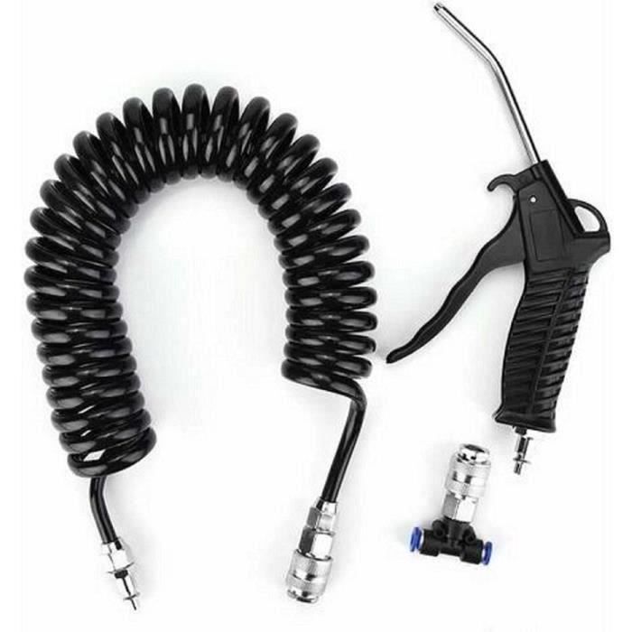 Pistolet soufflette - HTC EQUIPEMENT - Air professionnel - Tuyau 5 M - 13 KG/ cm2