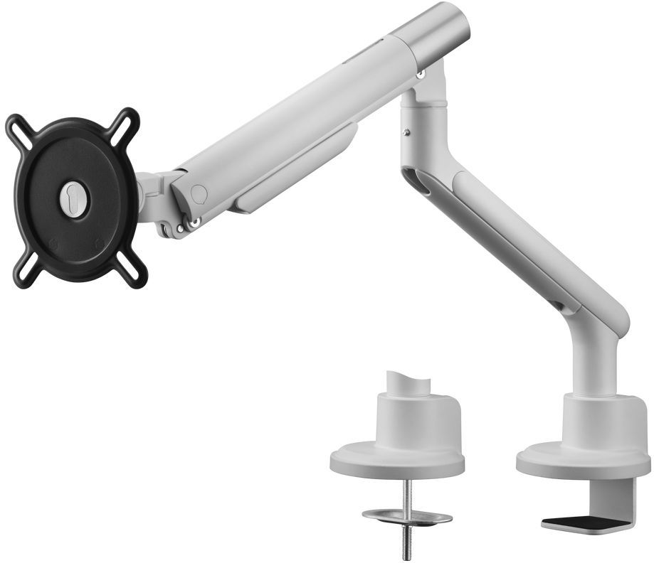 Support Moniteur Dynamic Blanc - Bras Simple pour Écrans 13 à 32 pouces