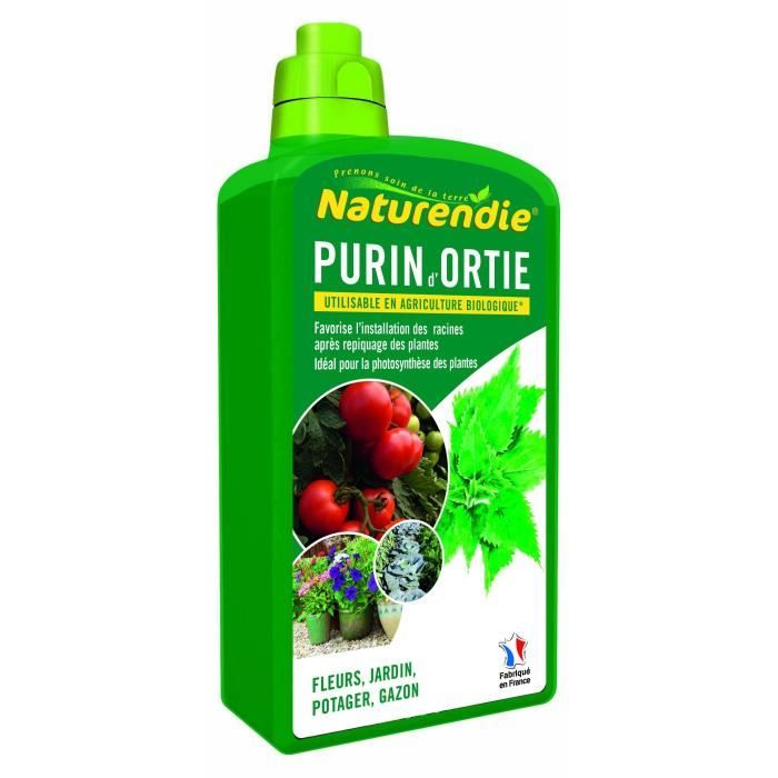 Concime di ortica - NATURENDIE - Fiori, giardino, orto, prato - 1 L