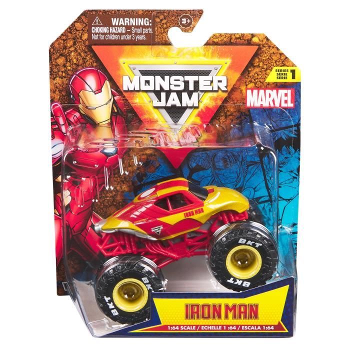 Monster Jam - Vehicule Marvel 1:64 Monster Jam série 2 - Modèle aléatoire