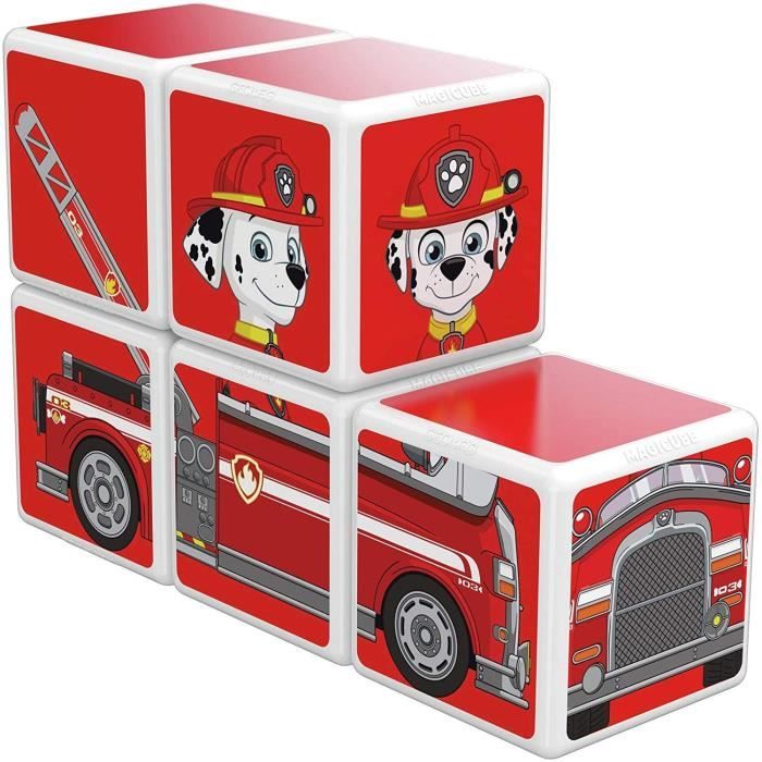MAGICUBE - Pat' Patrouille Véhicule Marcus (5 Cubes) - Modele Aléatoire