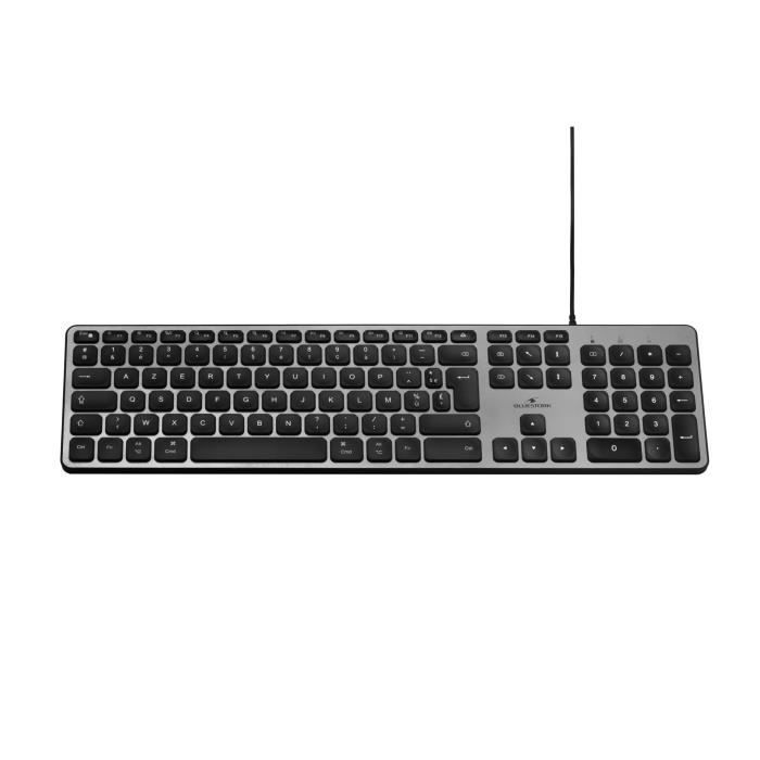Image secondaire de Clavier Filaire - Bluestork - KB Mac - Azerty - Compatible Mac - Noir