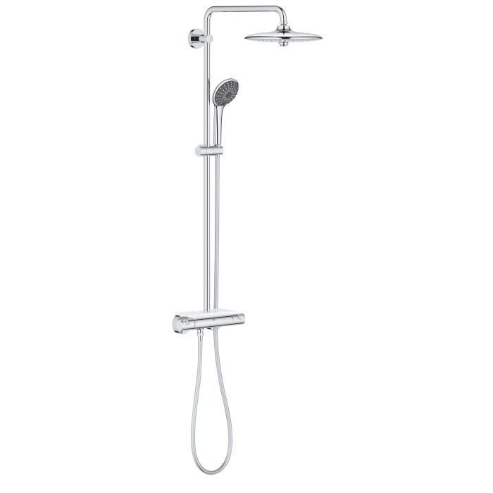 Colonne de douche thermostatique GROHE Vitalio Joy 260 avec douchette 3 jets