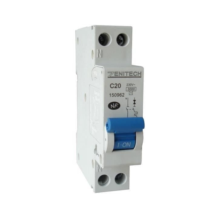 Disjoncteur ZENITECH PH/N 20A NF