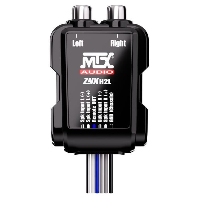 Adattatore - MTX AUDIO - Cavi da altoparlante a RCA 8V - Uscita 