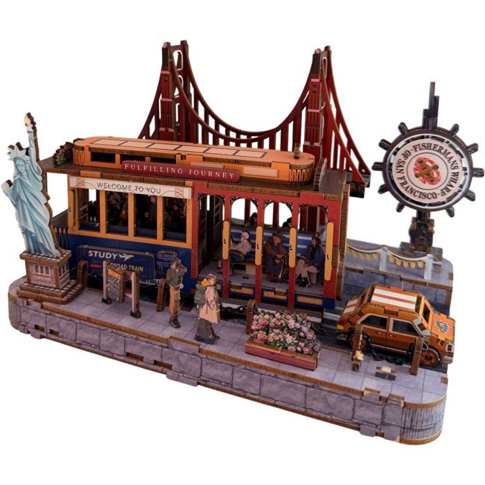 Book Nook - Kit DIY Maquette 3D Rue de New York