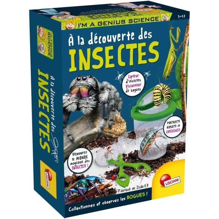 Scoperta degli insetti - Kit scientifico - SONO UN GENIO TASCABILE