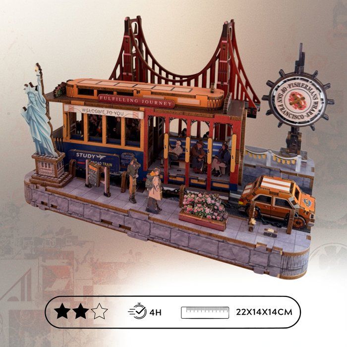 Image secondaire de Book Nook - Kit DIY Maquette 3D Rue de New York