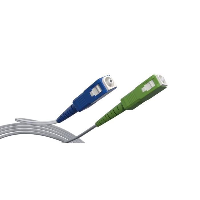 Image secondaire de Câble fibre optique SC-APC / SC-UPC - LINEAIRE - FB125I - Pour Freebox - 15 m