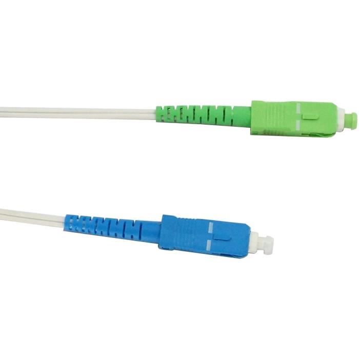 Fiber Optic Cable 15m For Freebox Connectivity Flexible Durable 15 Meters