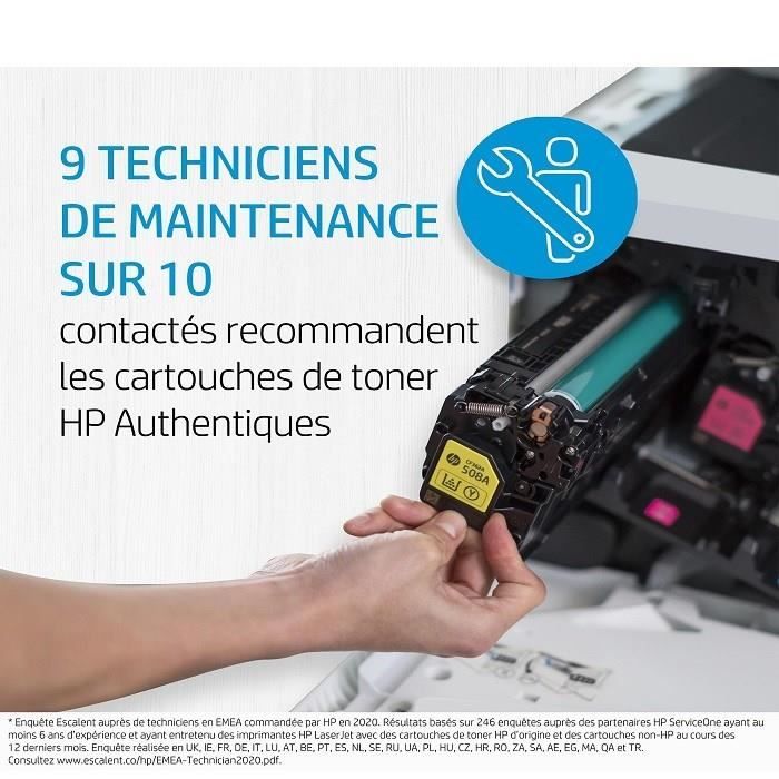 HP 131X Cartouche de toner noir LaserJet grande capacité authentique (CF210X) pour HP LaserJet Pro 200 Color M251/M276
