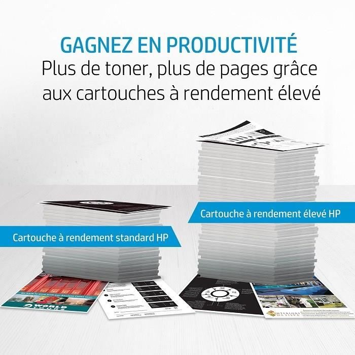 HP 131X Cartouche de toner noir LaserJet grande capacité authentique (CF210X) pour HP LaserJet Pro 200 Color M251/M276