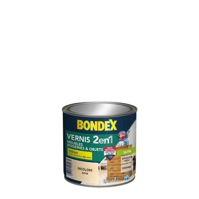 BONDEX Vernis 2 en 1 Satin Haute Résistance - Incolore