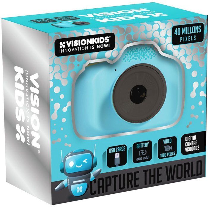 Image secondaire de Appareil Photo Digital Vision Kids - Bleu pour Enfants dès 3 Ans