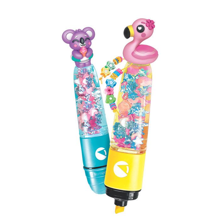 Image secondaire de Coffret Créatif CLEMENTONI - Crée tes Surligneurs Summer Friends