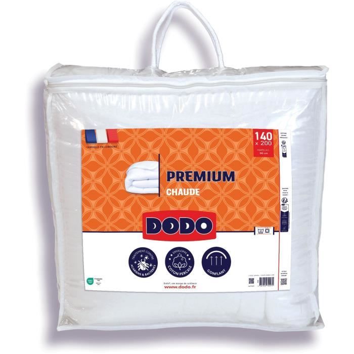 Piumino caldo - DODO - PREMIUM - 140 x 200 cm - 250G/M² - Bianco