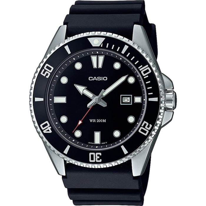 Orologio - Casio - Collezione Uomo - Nero e Acciaio - Impermeabilità 20 bar - Vetro Minerale - Quarzo