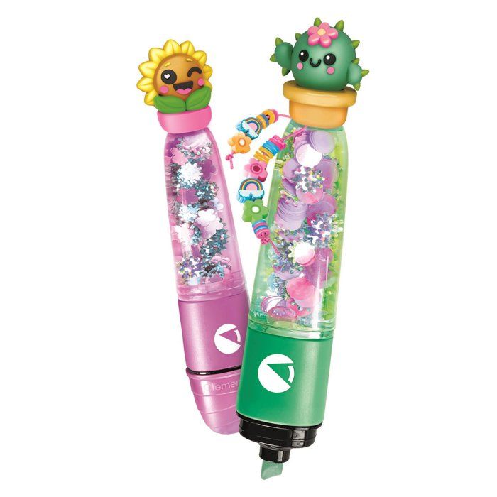 Image secondaire de Coffret Créatif CLEMENTONI - Crée tes Surligneurs Fluo Garden