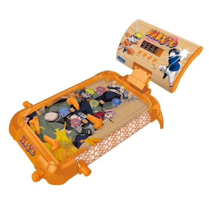 Image secondaire de Flipper électronique de table Naruto avec sons, lumières et affichage du score sur écran