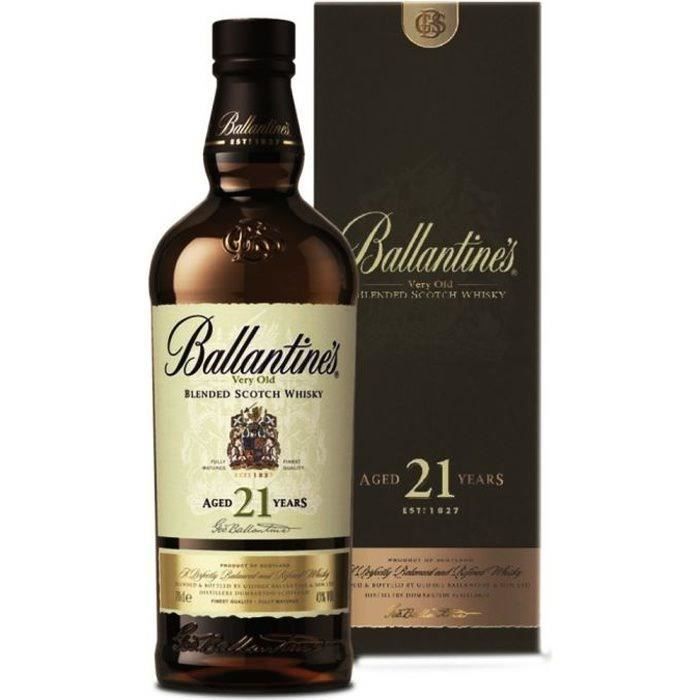 Whisky Ballantine's 21 ans - Blended whisky - Ecosse - 40%vol - 70cl