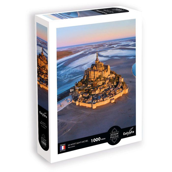 Puzzle Calypto - Le Mont-Saint-Michel en 1000 pièces - Toucher Soyeux
