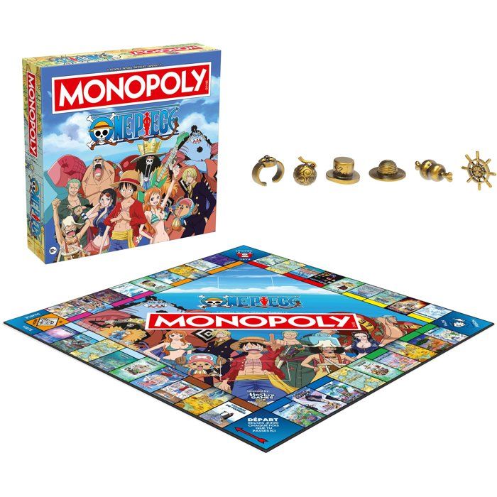 Monopoly One Piece - Nouvelle Édition - Jeu de Société Aventure