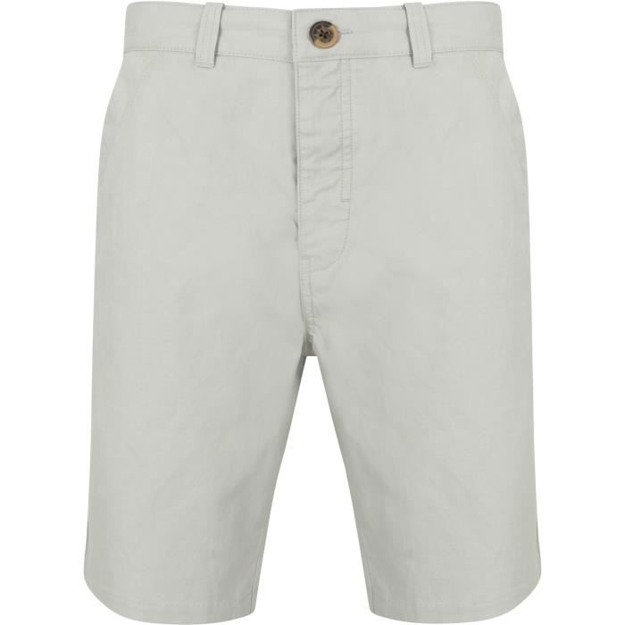 TOKYO LAUNDRY Short Chino Gris Clair Homme
