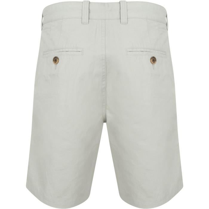 TOKYO LAUNDRY Short Chino Gris Clair Homme