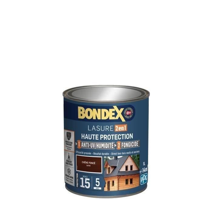 BONDEX 2 in 1 Satin High Protection Stain 5 years - Dark oak