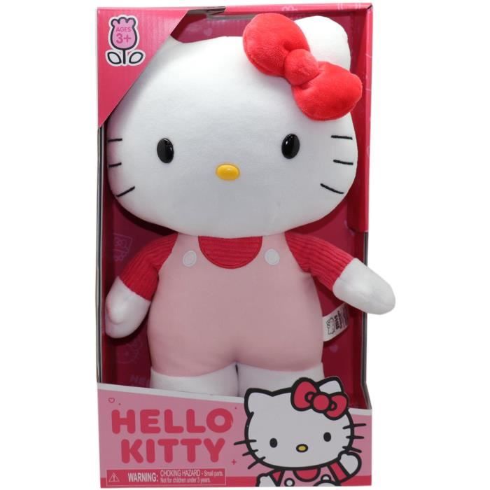 Image secondaire de Peluche - GPTOYS - HELLO KITTY - HKT132 - Modele T-shirt rose - 30 cm - Des 3 ans