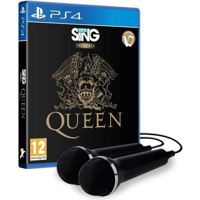 Lets Sing Queen + 2 Micros Jeu PS4