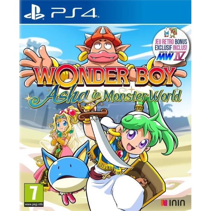 Wonderboy asha in Monster World Jeu PS4