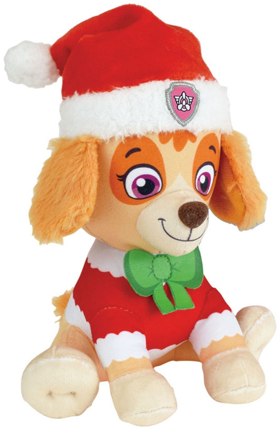 Image secondaire de Lot de 3 peluches - Pat'Patrouille - Chase, Stella et Marcus - +/- 17 cm - Version Noël