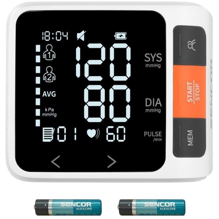 Image secondaire de Tensiometre numérique - SENCOR - SBD 0900WH - Blanc