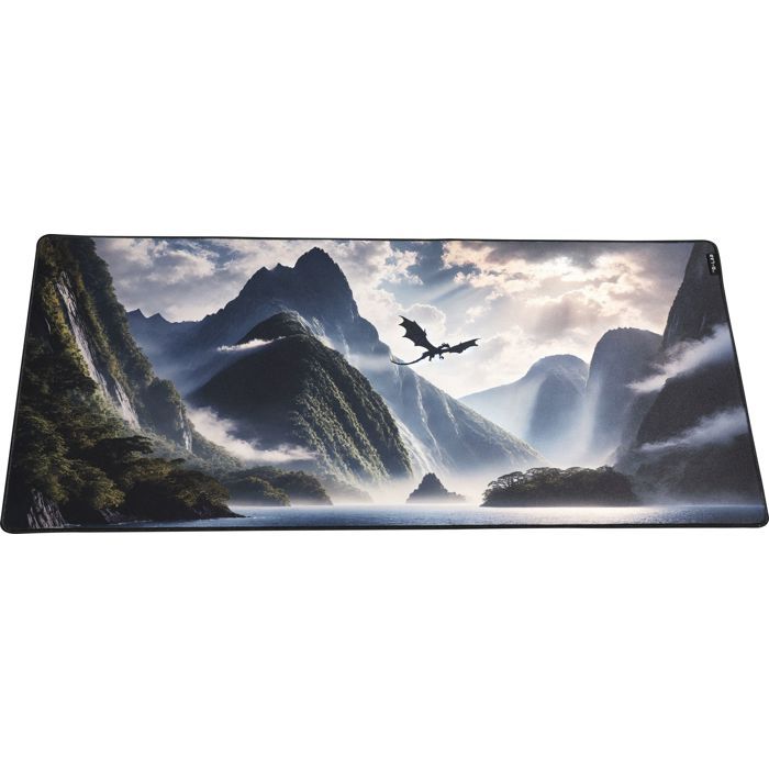 Image secondaire de Tapis de souris XXL THE G-LAB Pad Dragon - Noir 900x400mm