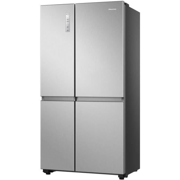 Réfrigerateur amérciain HISENSE RS840N4ACF - Multi-portes - 652 L - L98 cm - Inox