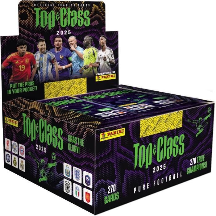 Boîte - PANINI - FIFA TOP CLASS 2025 TC - 24 pochettes - 192 cartes
