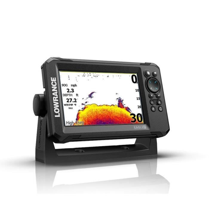 Image secondaire de Combiné GPS sondeur - LOWRANCE - Eagle 7 - Sonde 50/200 HDI - Écran IPS - FishReveal