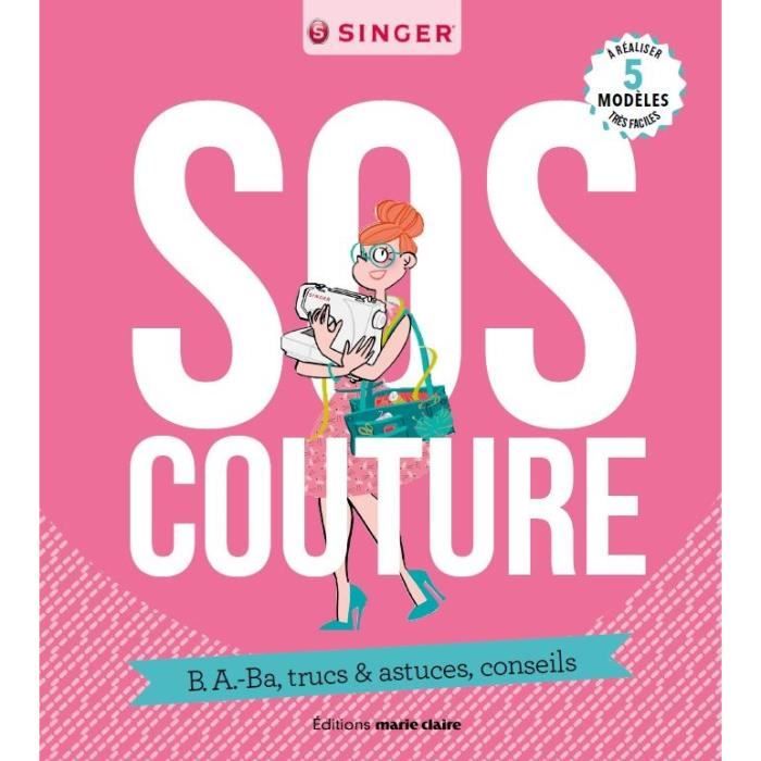 SINGER MC PRELUDE + SOS COUTURE - Machine a coudre avec guide SOS 1408 - 13 points présélectionnés