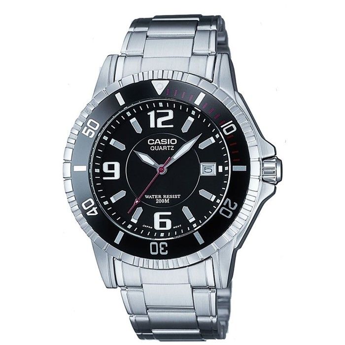 CASIO - Orologio in acciaio inossidabile - BASIC - Grigio