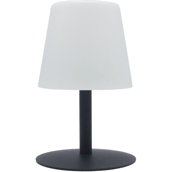LUMISKY Cordless Standy Mini Rock LED table lamp - H 25 cm - Gray and white