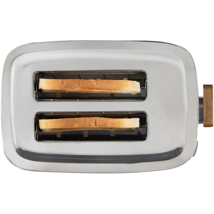 Image secondaire de Grille-pain électrique - DOMO - DO965T - 1000 W - 2 fentes - Noir