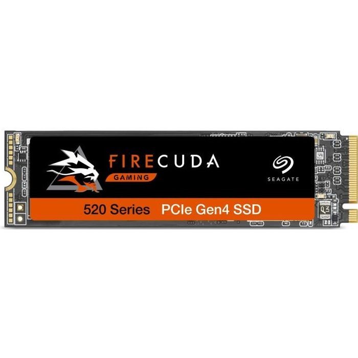 SEAGATE - SSD Interne - FireCuda 520 - 500Go - M.2 NVMe (ZP500GM3A002)